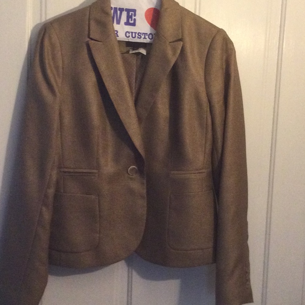 Limited brown tweed like blazer sz S